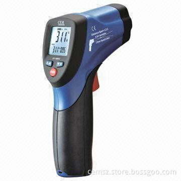Professional High Temperature Infrared Thermometer with Backlight LCD Display and Trigger Lock